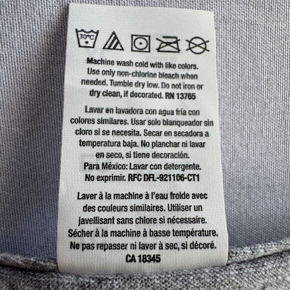 LSU Youth XL Heather Gray T-Shirt Athletic Unisex - Picture 8 of 8